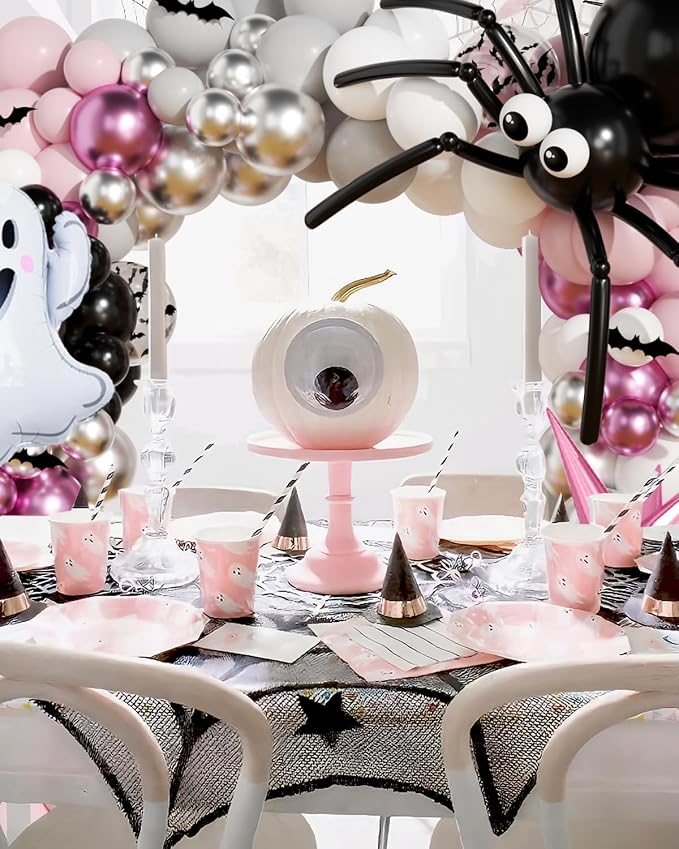 Halloween Balloon Arch Garland Kit, Explosion Star Ghost Foil Balloons - Image 4