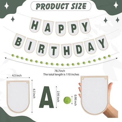 Hahafelt 125 Pcs Make Your Own Banner Kit Personalized Handmade Name Scallop - Image 2