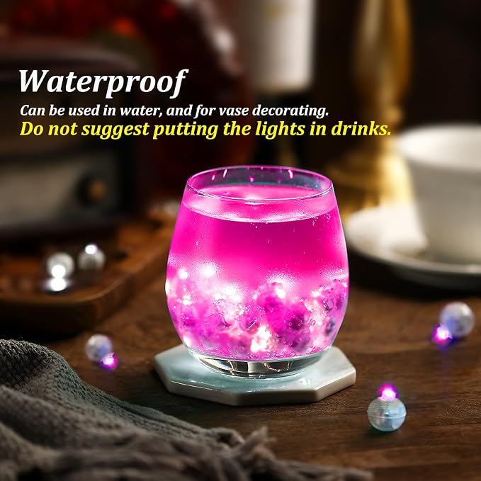 ZGWJ 200PCs Pink Balloon Lights Mini, Battery Powered, Long Standby Time - Image 4