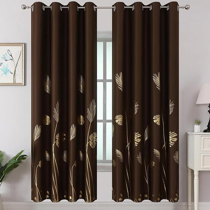 Brown Blackout Curtains 72 Inches Long by ESTELARTEXTILER