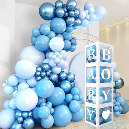 DataMoon Blue Baby Shower Decorations by DataMoon