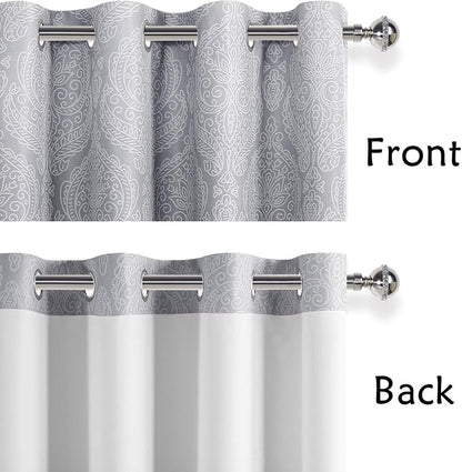 DWCN Extra Wide Ombre Blackout Curtains - Image 5