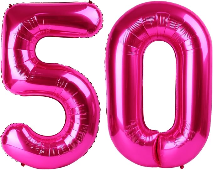 Hot Pink 50 Balloon by IWERP