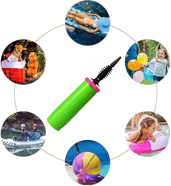 Balloon Pump Hand Two-Way Dual Action inflate 2Pack and Balloon Tying Tool in - Image 8