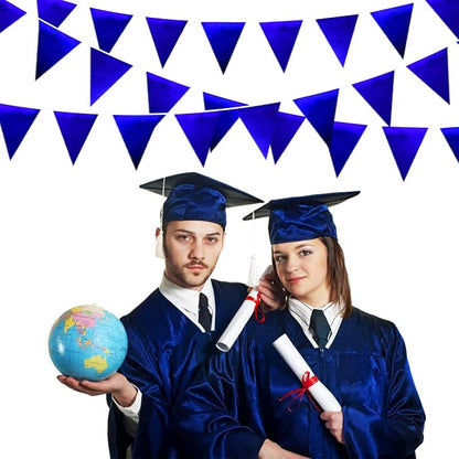 Royal Blue Triangle Pennant Banner Flag - Image 4
