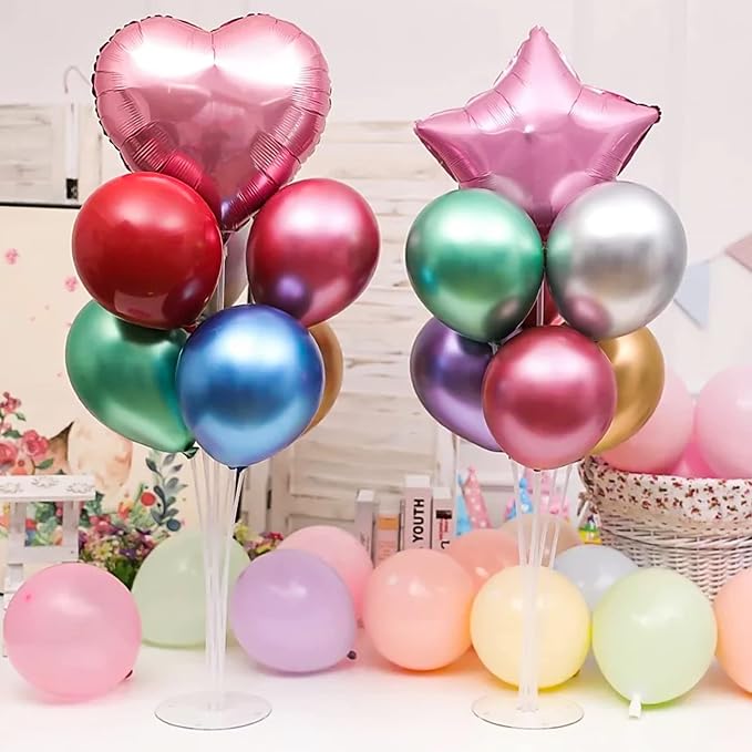 Voircoloria 9 Sets Balloon Stand Kits, Balloon Sticks Holder - Image 7