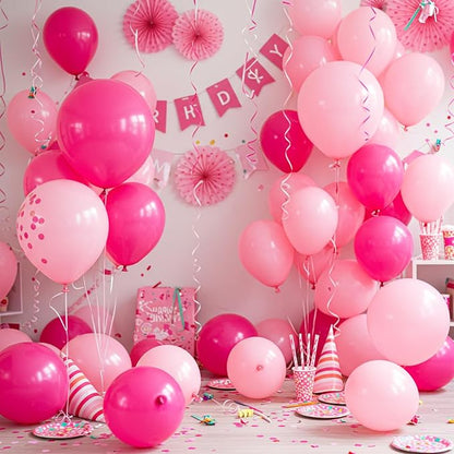 TONIFUL 500 Yards Pink and White Curling Ribbon Balloon String | Balloon - Image 5