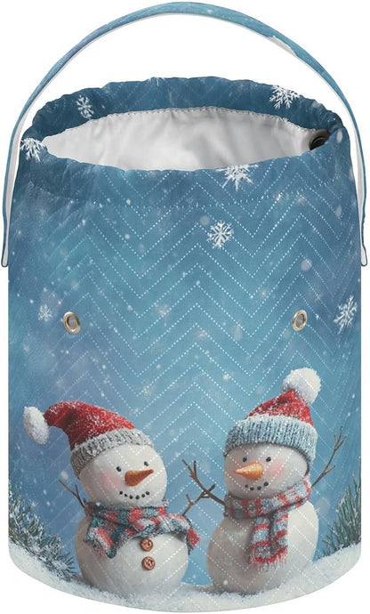 Yarn Bag Small Crochet Bag Drawstring Yarn Storage Organizer Knitting Project - Image 2
