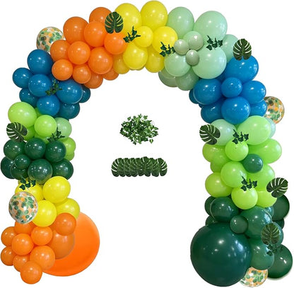 142pcs Dinosaur Balloon Arch Kit, Birthday Shower Party Decor by iloveallfamilymagic