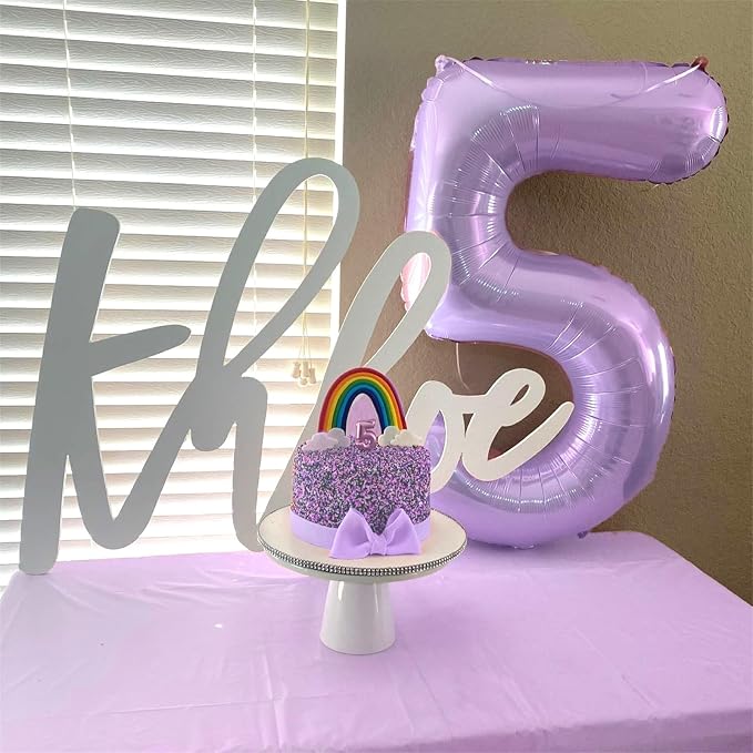 Dusty Purple 60th Birthday Balloons - Image 4