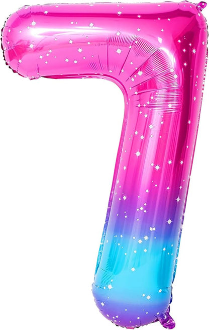 KatchOn, Rainbow Number 7 Balloon - Image 9