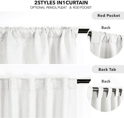 Deconovo Blackout Back Tab Curtains - Image 3