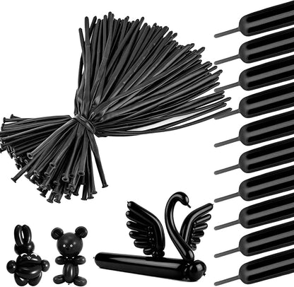 260 Balloons 100 PCS Black by YXYL