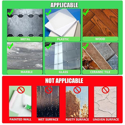 560 Pcs Sticky Tack Double Sided Adhesive Dots Round Putty Clear Stickers No - Image 7