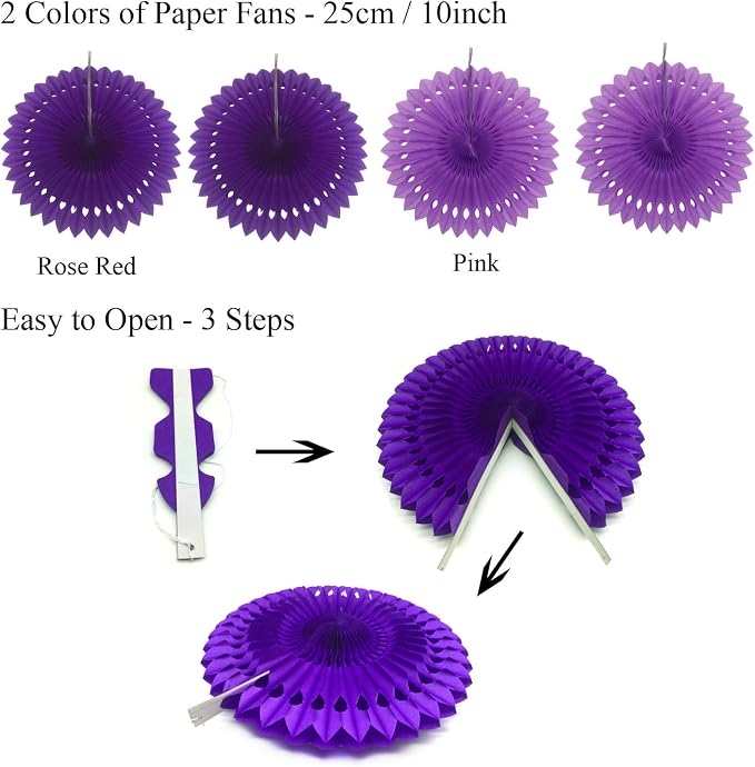 Party Decoration, Pom Poms Flowers, Garlands String Polka Dot and Triangle - Image 3