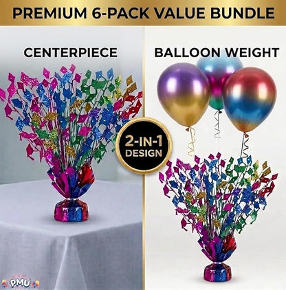PMU 7 Pcs Multicolor Graduation Balloon Weights, Graduation Centerpieces - Image 4