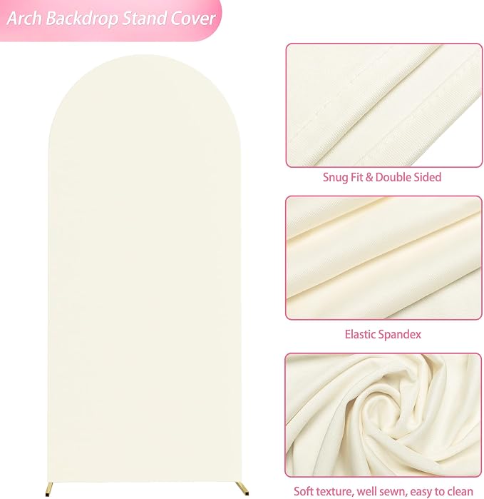 6FT Arch Backdrop Stand and Cover Set, Arch Stand - Image 4