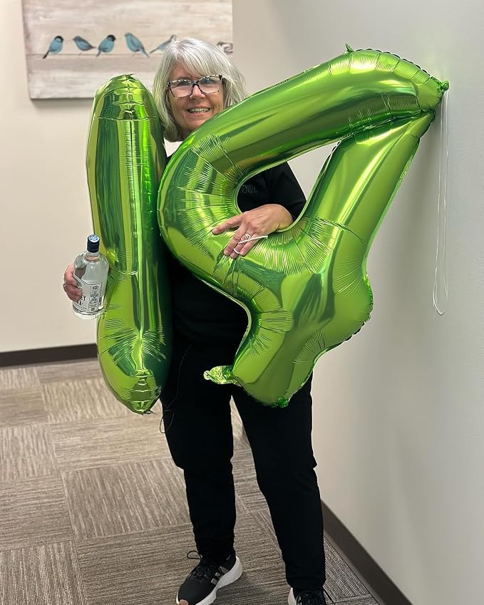 Light Green Number 3 Balloon 40 Inch - Image 7