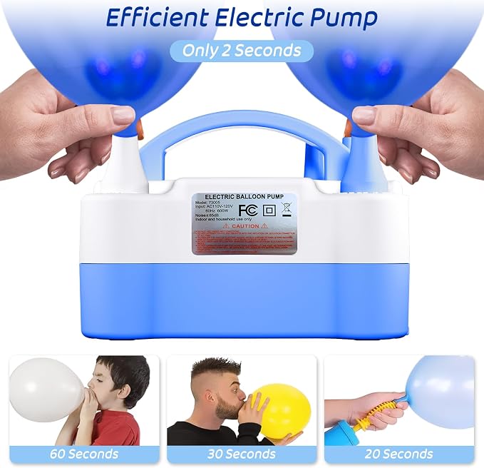 SINBEE Balloon Pump Electric Party Decorations - Image 3