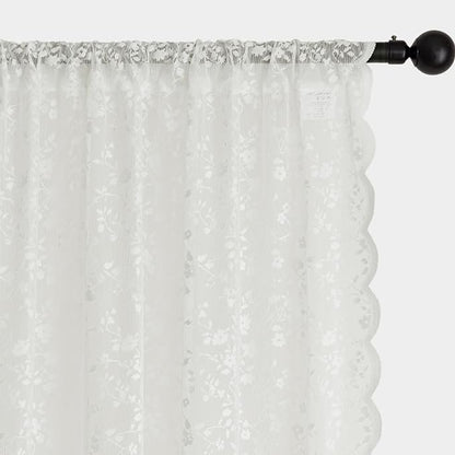 Anmao Vintage Lace Sheer Curtains 54 Inches Long - Image 6
