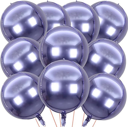 22 Inch Purple Mylar Balloons by KALOR