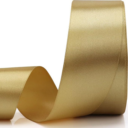 Nsilu 1-1/2 inch Champagne Gold Ribbon by Nsilu