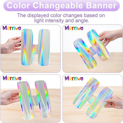 Iridescent In My Birthday Era Banner, Pre-Strung Fun Birthday Decorations - Image 4