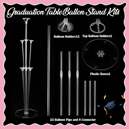 Jenaai Pink and Black 27 Pcs 2026 Graduation Balloon Centerpiece - Image 5