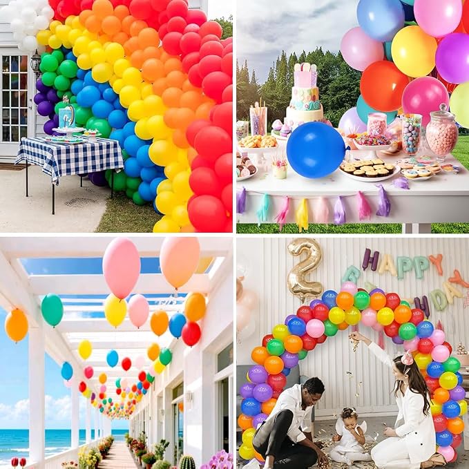 500 Pcs Balloons Assorted Color, 10 Inch - Image 7