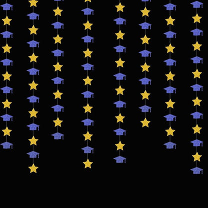 Navy-Blue Gold Graduation-2026 Class Party-Decorations - Image 5