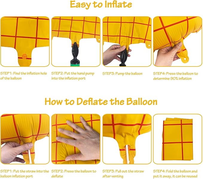 40" Matte Yellow Balloons Toy Inspired Story Theme party Supplies Digital 4 | - Image 3