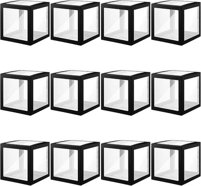 Thyle 12 Pcs Transparent Balloon Boxes Clear Balloon Boxes by Thyle