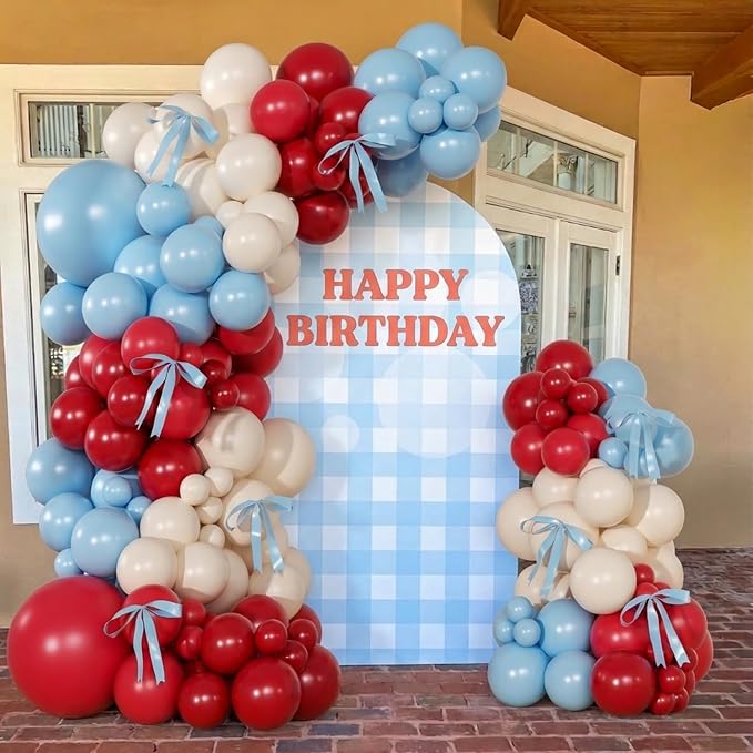 Red White Blue Balloon Arch Kit, Baby Shower Birthday Decorations | Double - Image 3