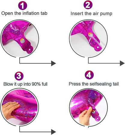 Laser Hot Pink 7 Balloon - Image 6