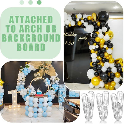 LemonRoad 40 Pack Balloon Arch Clips Plastic Spring Clamps 2.4 Inch Heavy Duty - Image 7