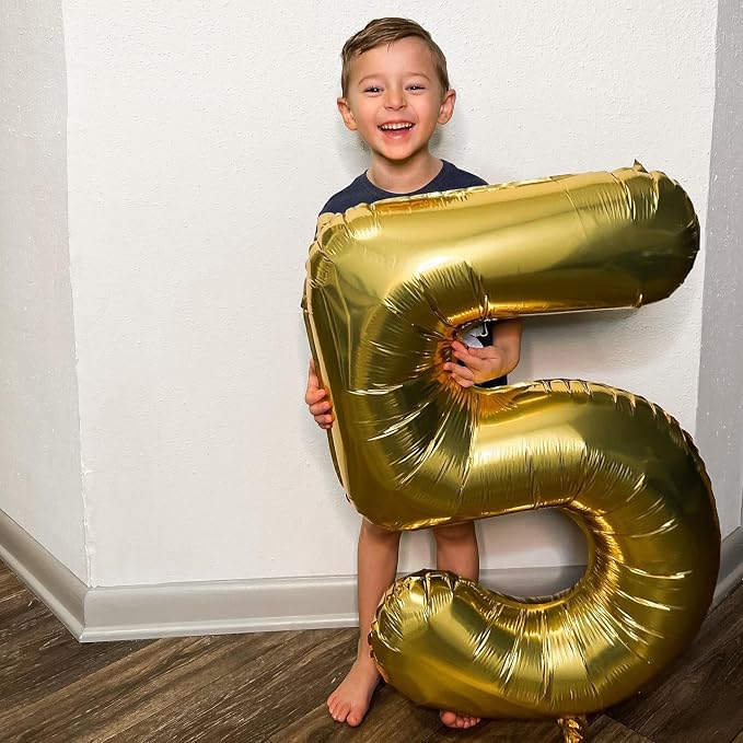 29 Balloon - Gold Birthday Number Balloons, 40 Inch Decorations Men Women | - Image 2