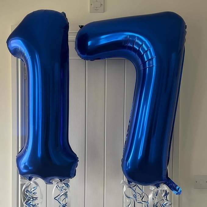 Navy Blue 11 Balloon Number, 40 Inch Number 11 Balloon Big Dark Blue Foil Mylar - Image 7