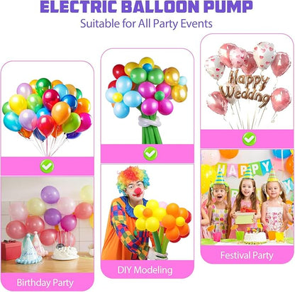 Biapian Balloon Pump Electric, 3-in-1 Portable Electric Air Pump - Image 2