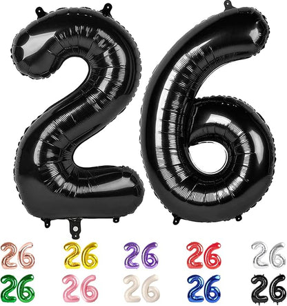 26 Balloon Numbers Large 40Inch by Mluchee