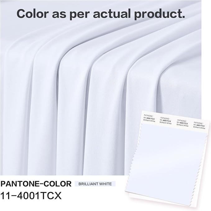 30ft×12ft White Backdrop Curtain - Image 3