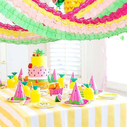 Hawaiian Luau Party-Decorations Streamer Garland - 157Ft Tropical Aloha Theme - Image 5