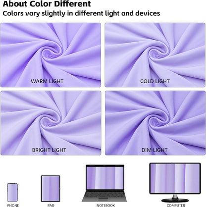 10x10ft Wrinkle Free Lavender Backdrop Curtain - Image 7