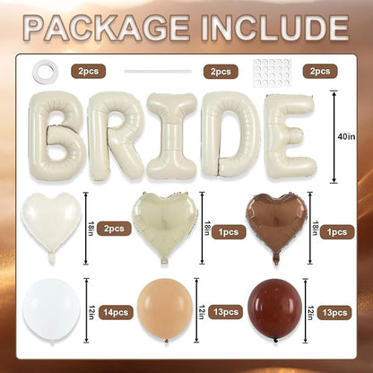 TONIFUL 40 Inch Giant Bride Balloon Bachelorette Party Decorations - Image 2