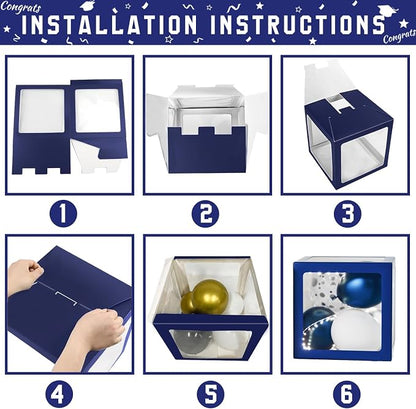 Navy Blue Graduation Decorations Class of 2026 - Image 4