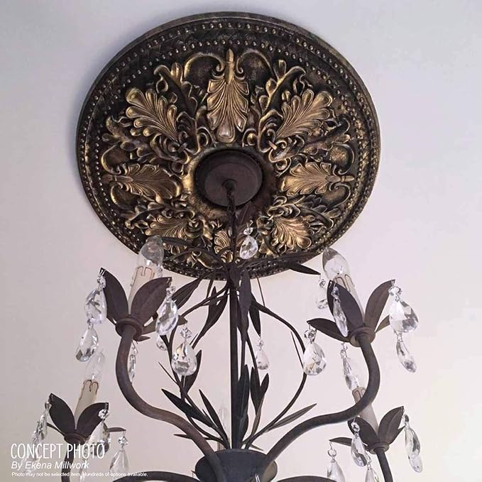 Ekena Millwork Bradford Ceiling Medallion, Pale Gold - Image 20