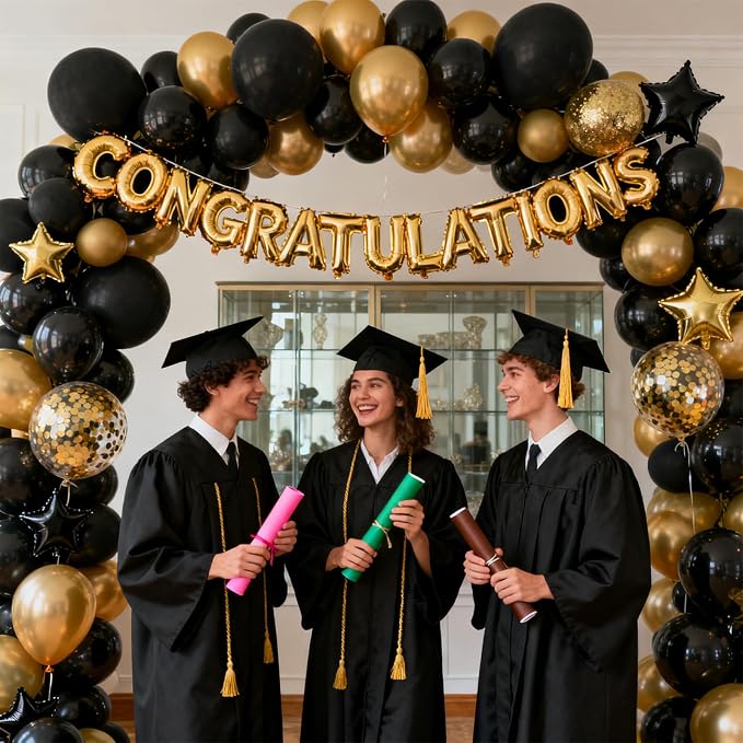 Patimate Latex Matte Black Balloons 100pcs 12 Inch | Black Balloons - Image 4