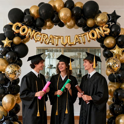 Patimate Latex Matte Black Balloons 100pcs 12 Inch | Black Balloons - Image 4