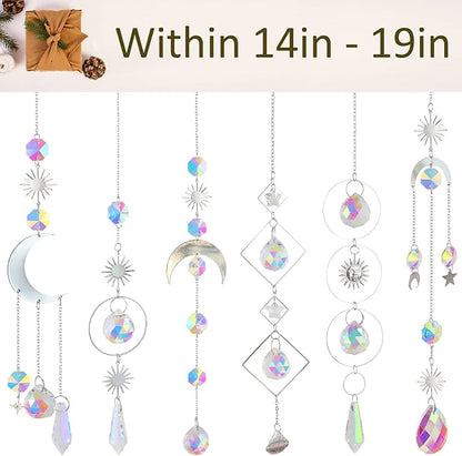 6Pieces Crystal Suncatchers for Window Hanging Sun Catcher - Image 3
