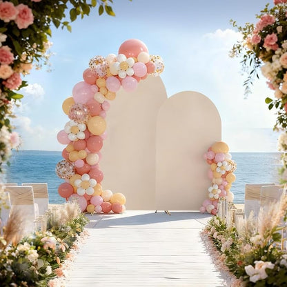 Wedding Arch Backdrop Stand Set of 2 - Image 3