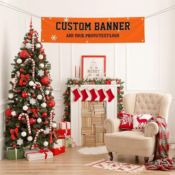 Personalized Banner 1'x4'-Customized Polyester Banner - Image 5